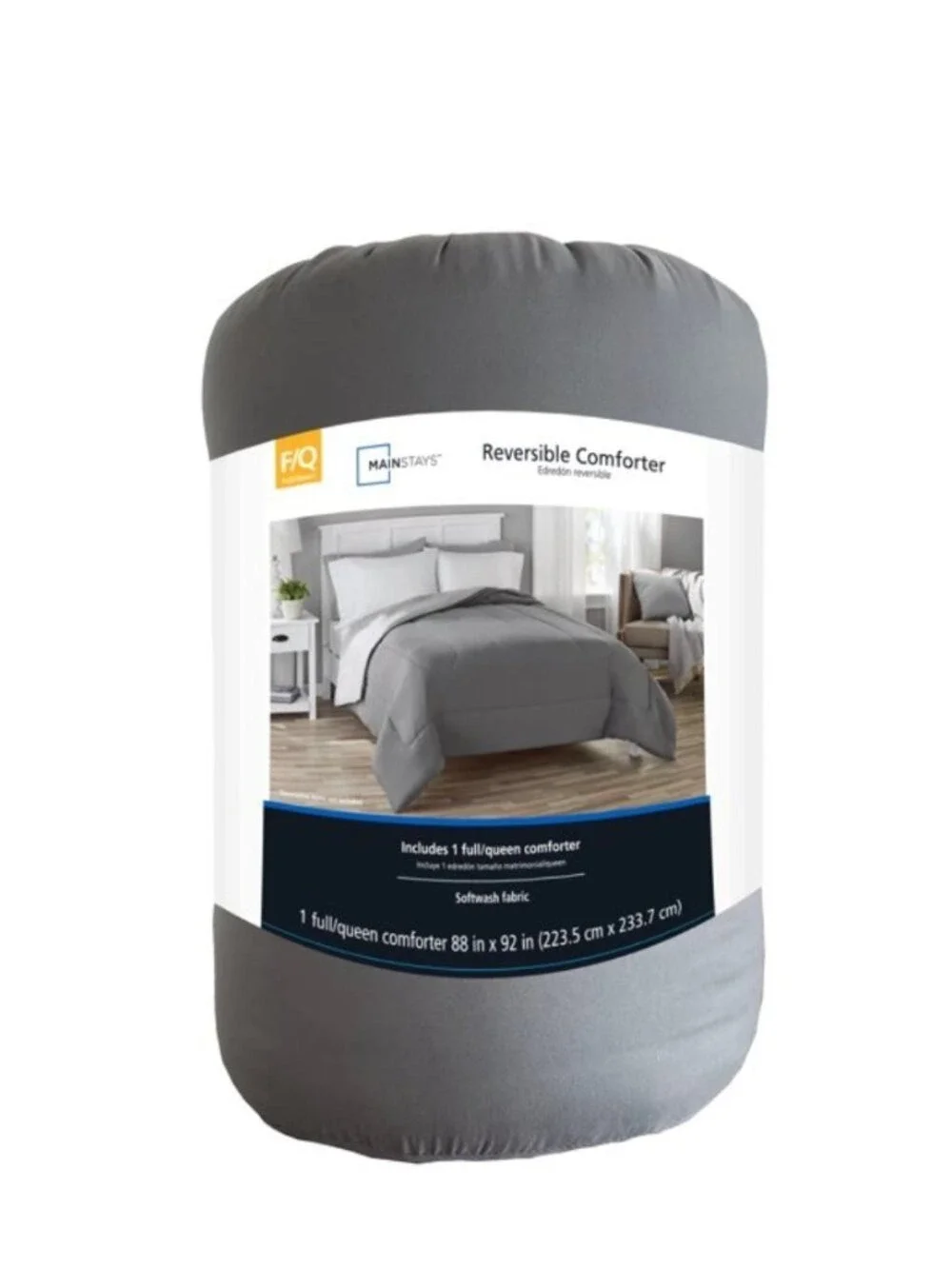 Mainstays Reversible Twin/Twin XL Comforter - Grey